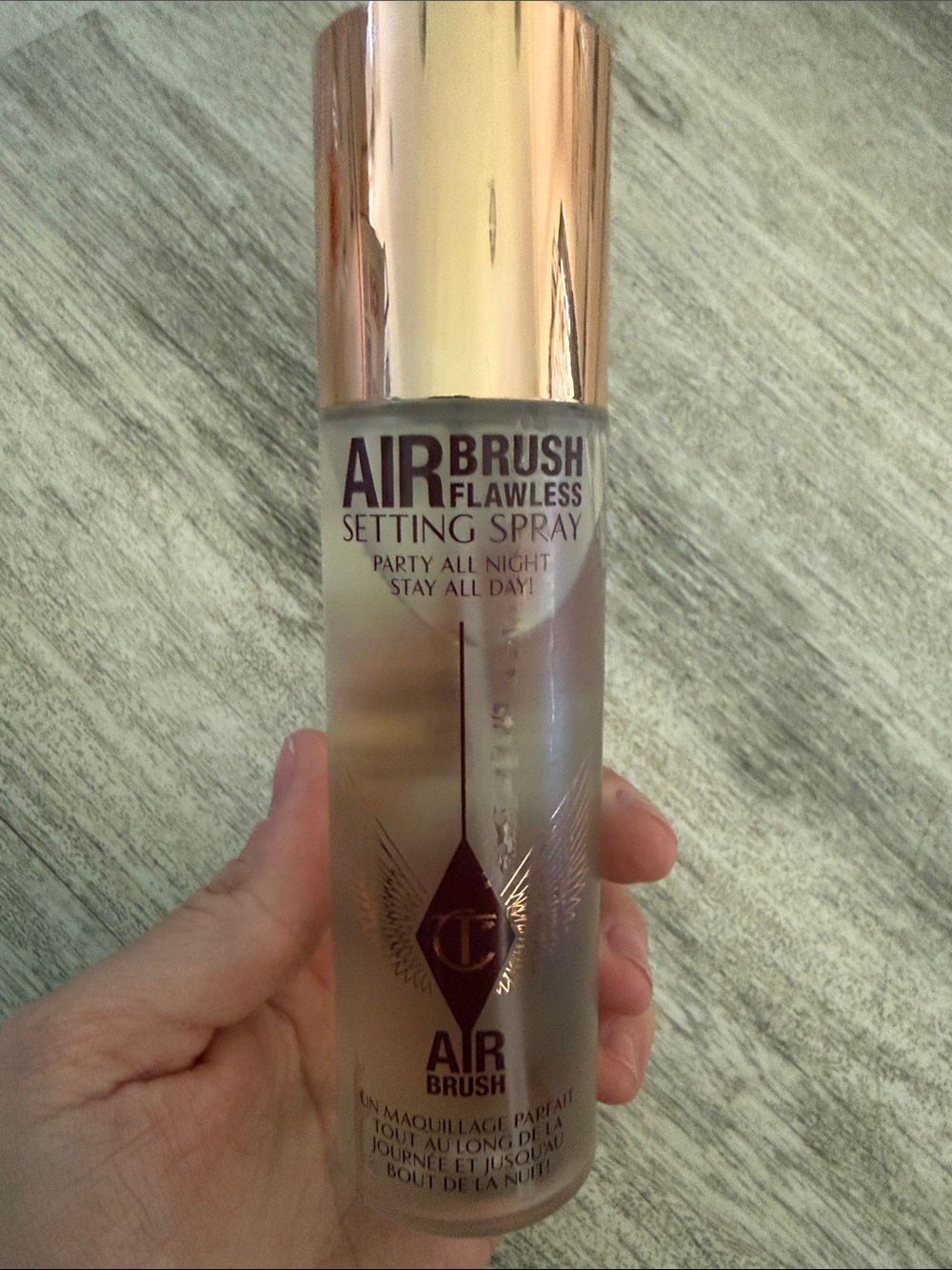 Charlotte Tilbury Airbrush Flawless Setting Spray - Rose Gold Cap